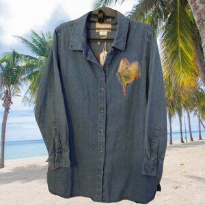 Leoma Lovegrove Size 10. Armpit measures 20 inches across. Length is 30.5 inches